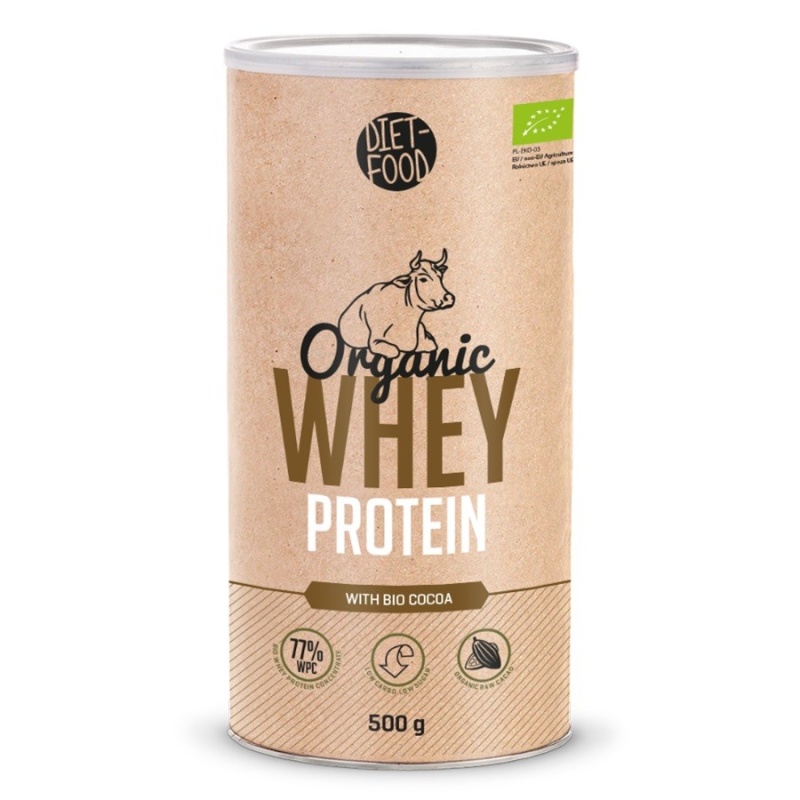 Bio Proteina din zer+cacao+stevia 500g