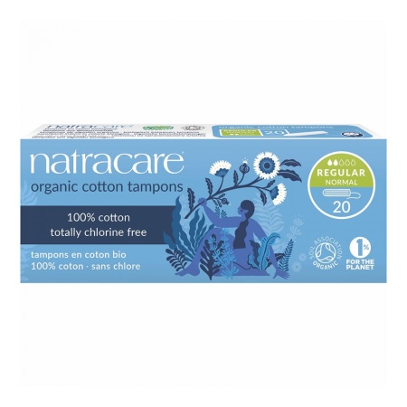 Tampoane interne bio Natracare normal (2 picaturi) 20 buc