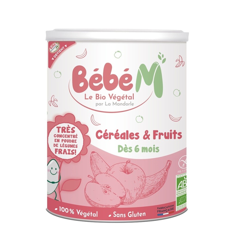 Cereale + fructe pentru bebeluși - de la 6 luni 400g