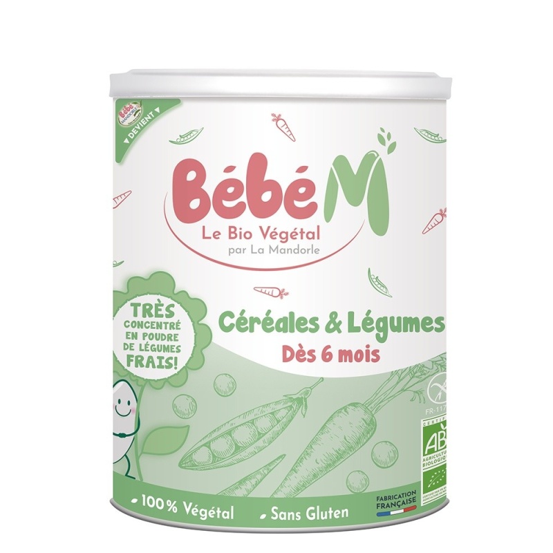 Cereale + legume pentru bebeluși - de la 6 luni 400g