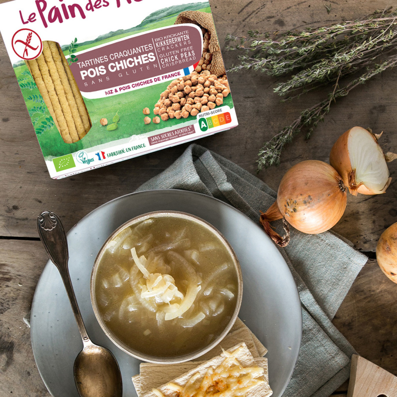 Turte crocante fara gluten cu naut 150g