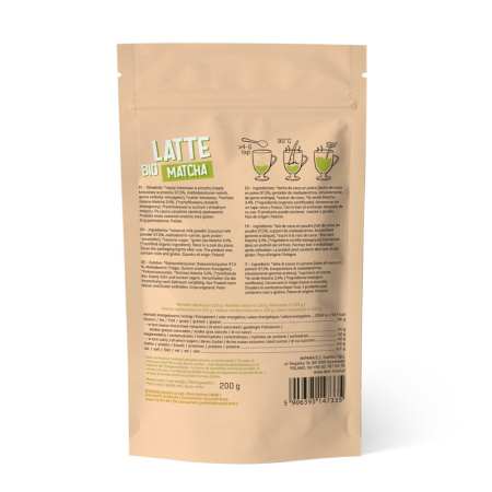 Matcha Latte Bio 200g - Diet Food