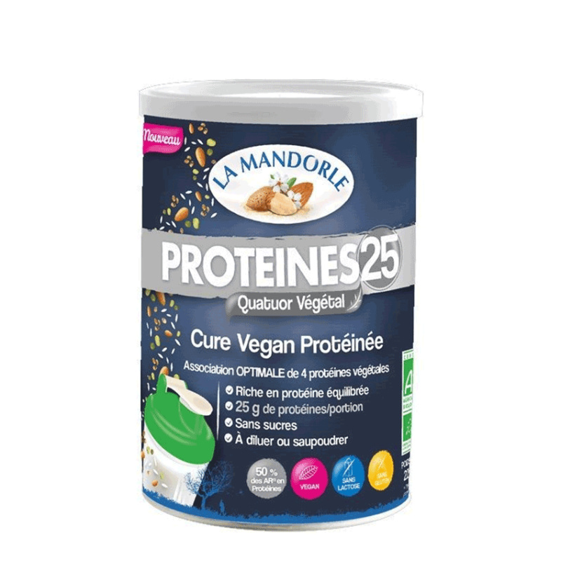 Proteine vegane cura instant - Protein 25 230g