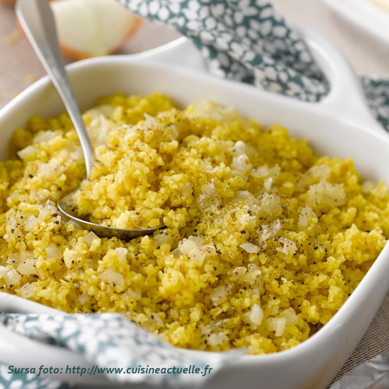 Bulgur cu lime si lapte de cocos