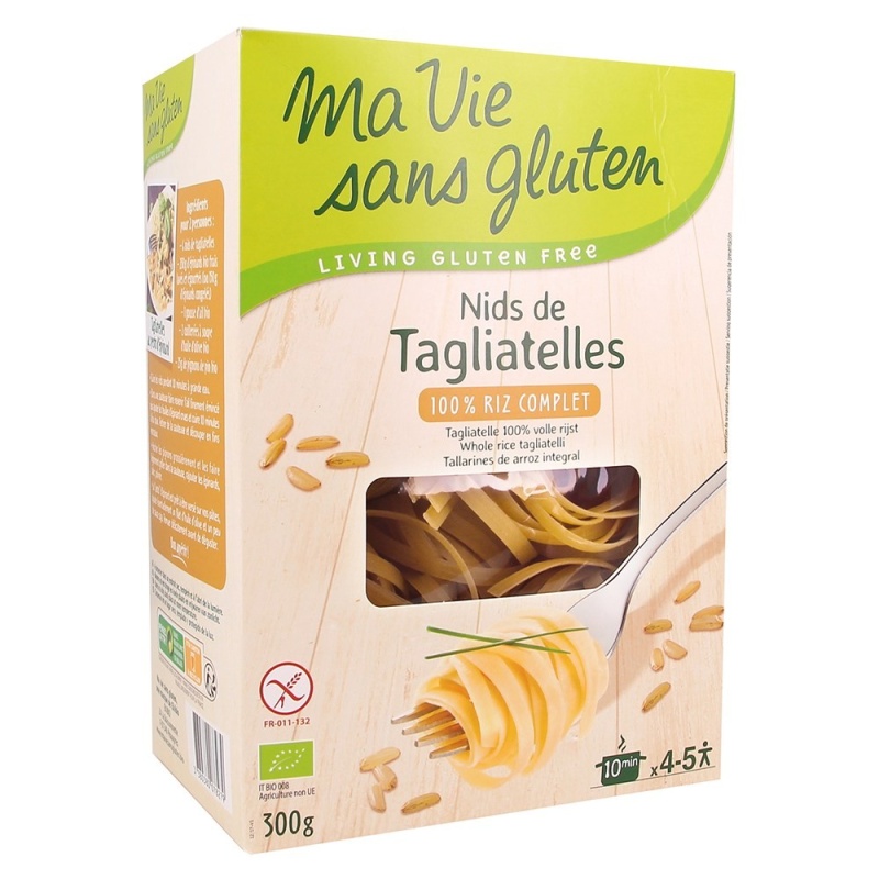 Cuiburi de tagliatele din orez integral - fara gluten 300g