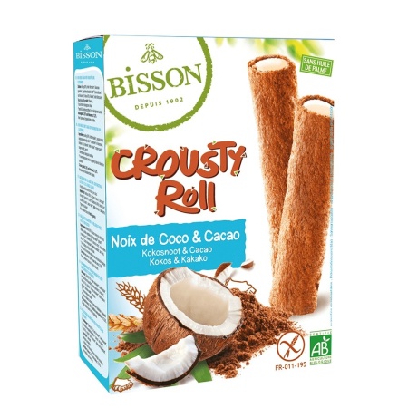Crousty Roll cu cacao și cocos - fara gluten 125g