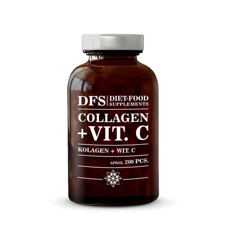 Colagen +Vit.C - 200 capsule x 300mg - 60g