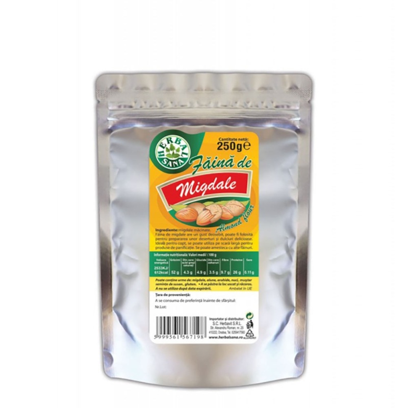 Faina de migdale decojite 250g - produs natural