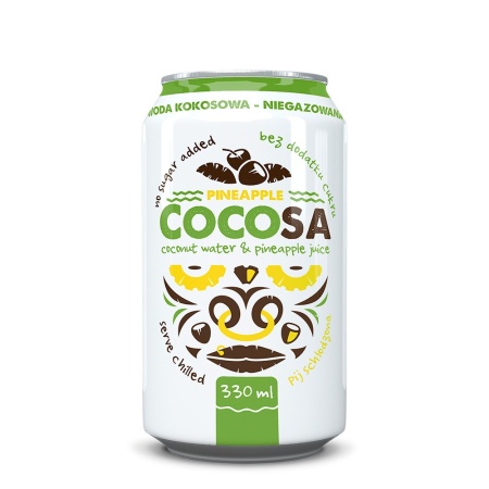 Cocosa Ananas - apa de cocos naturala cu ananas 330ml