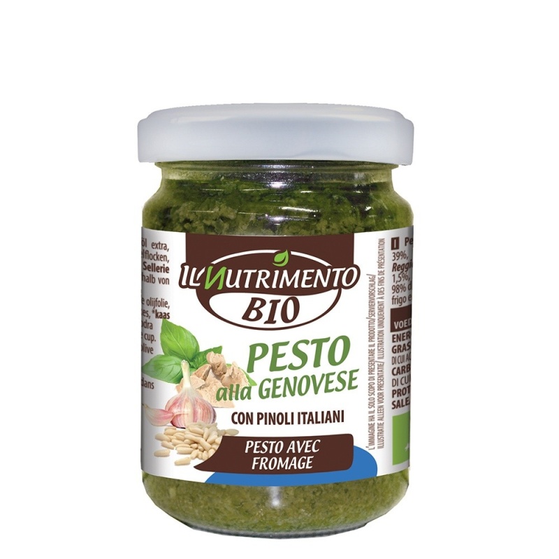 Pesto genovese traditional cu parmezan 130g
