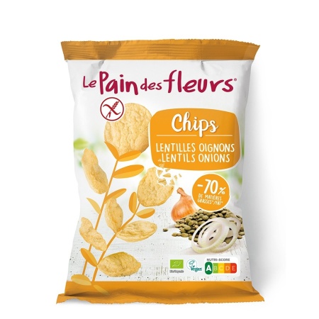 Chipsuri de linte cu ceapa fără gluten 50g