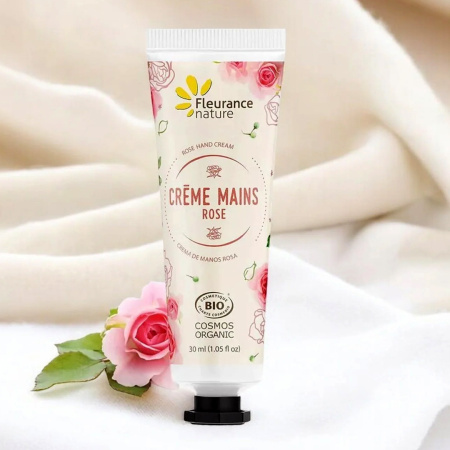 Cremă de mâini bio cu trandafiri 30ml