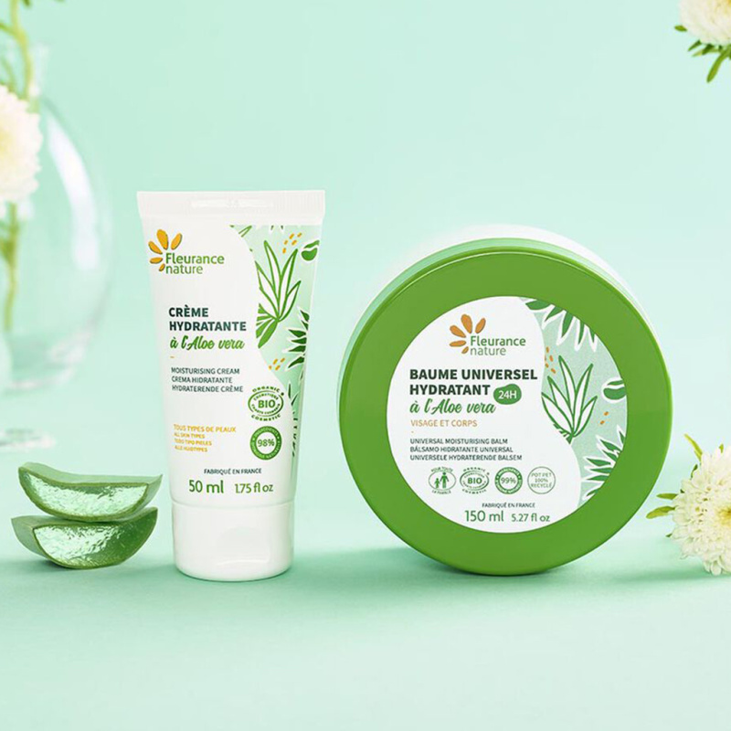 Duo crema hidratanta de fata si de corp cu aloe vera