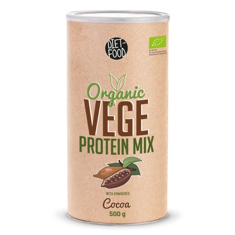 Bio Mix proteine vegane cu cacao 500g