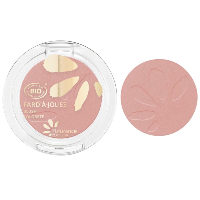 Fard bio de obraz ROSE PECHE - pudrieră 3.5g