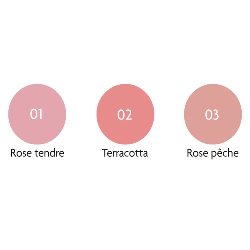 Fard bio de obraz ROSE PECHE - pudrieră 3.5g