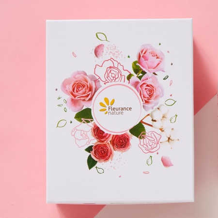 Cutie cadou FLEURANCE NATURE ROSE