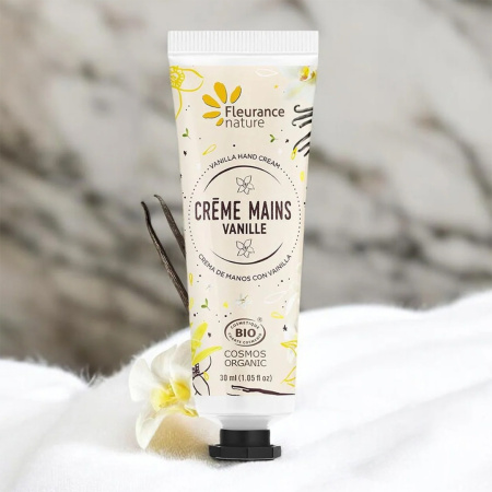 Cremă de mâini bio cu vanilie 30ml