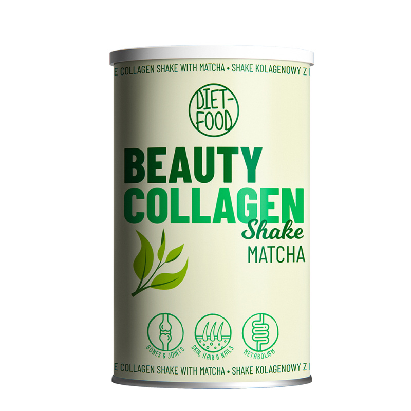 Beauty Colagen Shake cu ceai Matcha 300g