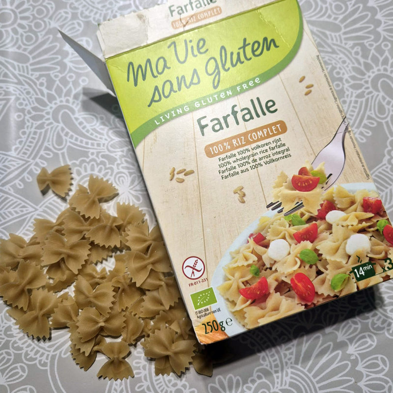 Paste fara gluten - farfalle de orez integral 250g