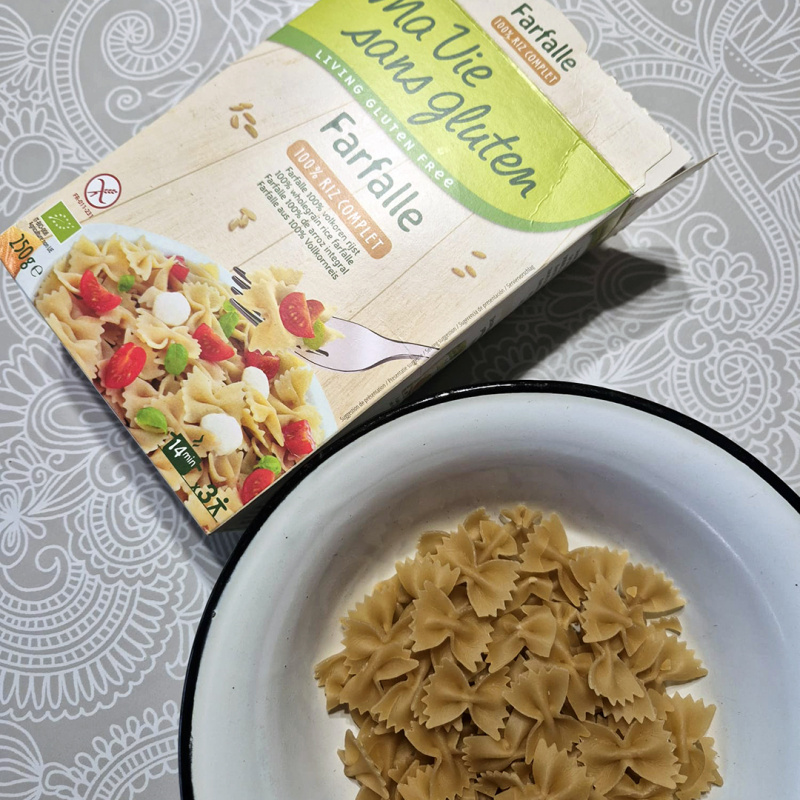 Paste fara gluten - farfalle de orez integral 250g