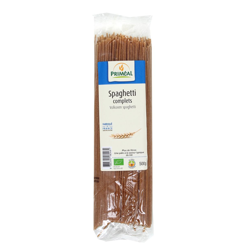 Paste integrale - spaghetti bio din grau dur