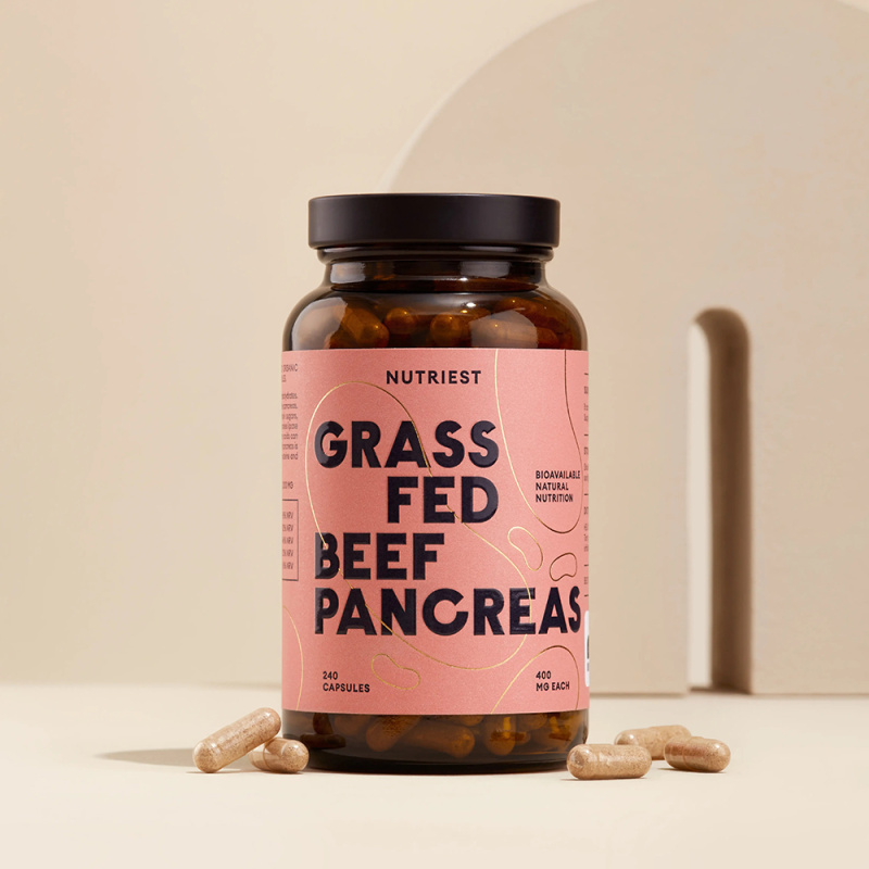 Grass Fed Pancreas 240 capsule - supliment alimentar