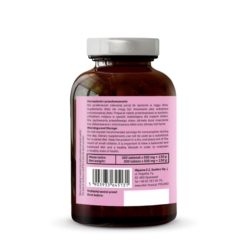 Colagen + Vitamina C si Acid hialuronic - supliment alimentar 300 tab - 150g
