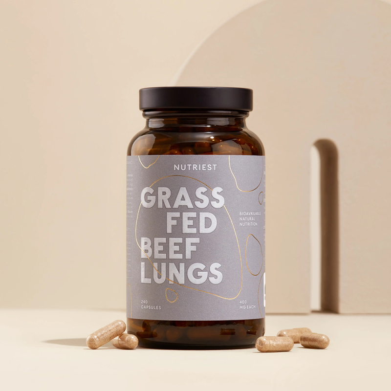 Grass fed Beef LUNGS 240 capsule – supliment alimentar