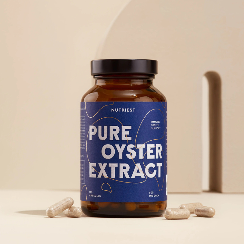 PURE OYSTER EXTRACT 120 de capsule – supliment alimentar