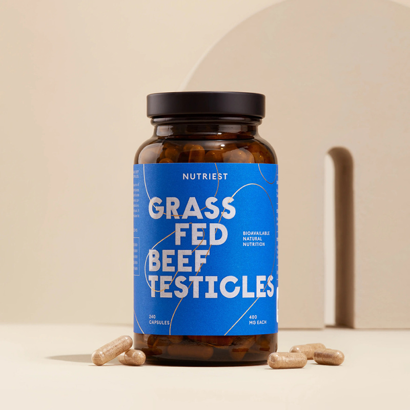 Cutie Grass fed Beef TESTICLES – supliment alimentar 240cps