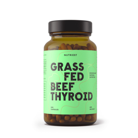 Grass fed Beef THYROID 240 capsule – supliment alimentar
