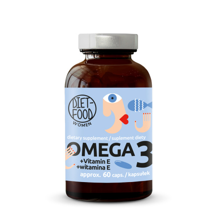 Omega 3 + Vitamina E - supliment alimentar 60 cps Diet Food