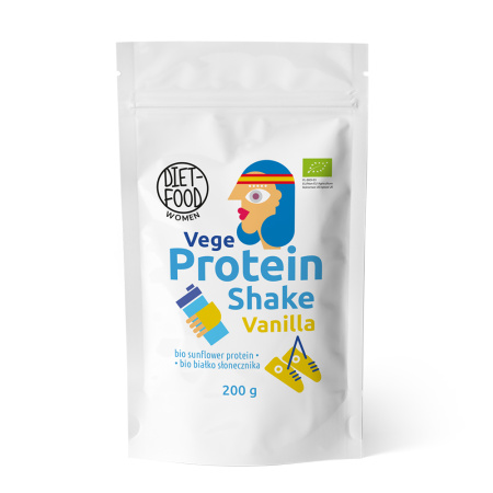 Shake cu proteine vegane aroma de vanilie 200g Diet-Food
