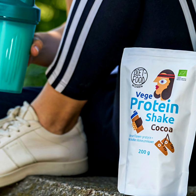 Shake proteic vegan cu cacao 200g Diet-Food