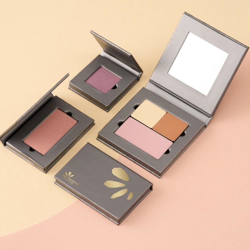 Fard de pleoape bio si blush in paleta reincarcabila