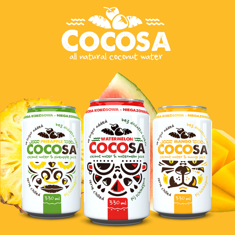 Cocosa - apa de cocos cu diverse sucuri naturale