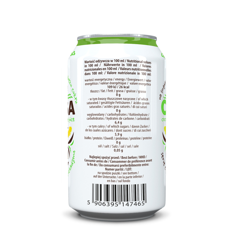 Cocosa Ananas - apa de cocos naturala cu ananas 330ml