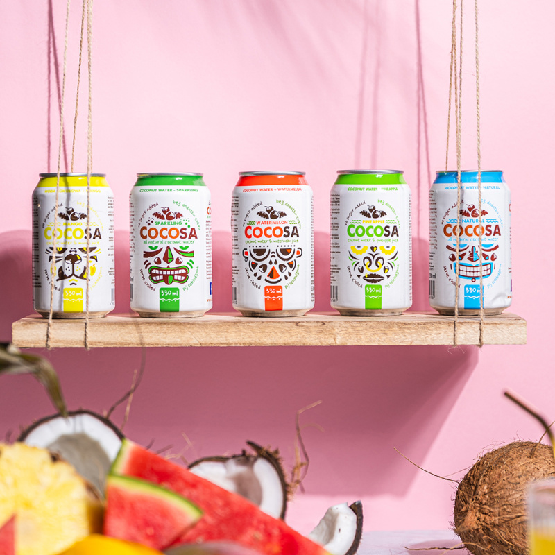 Cocosa - o intreaga gama de apa de cocos naturala