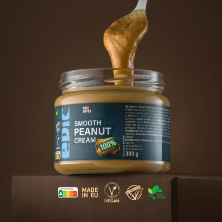 Cremă fină de arahide Epic Bites 300g